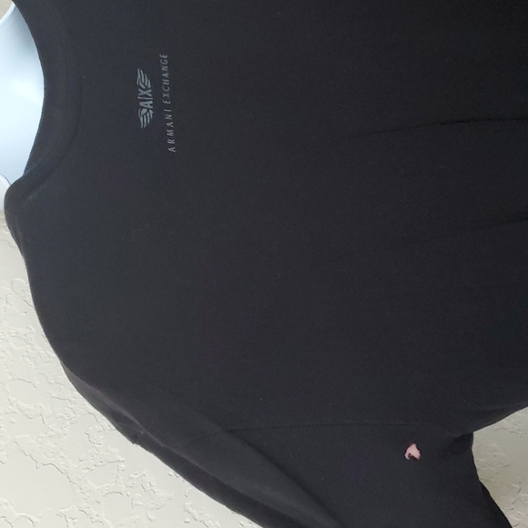 4/$20 Armani Exchange A | X black logo womans tshirt - Picture 6 of 9